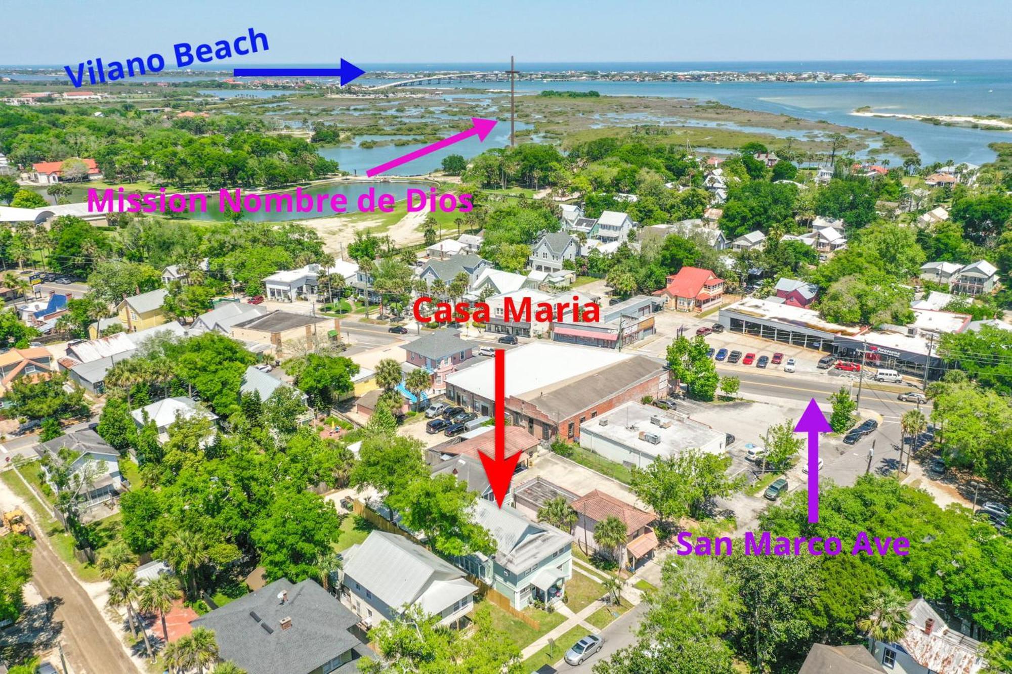Casa Maria 2- Charming, Quaint Apt Next To Everything Downtown! セント・オーガスティン エクステリア 写真